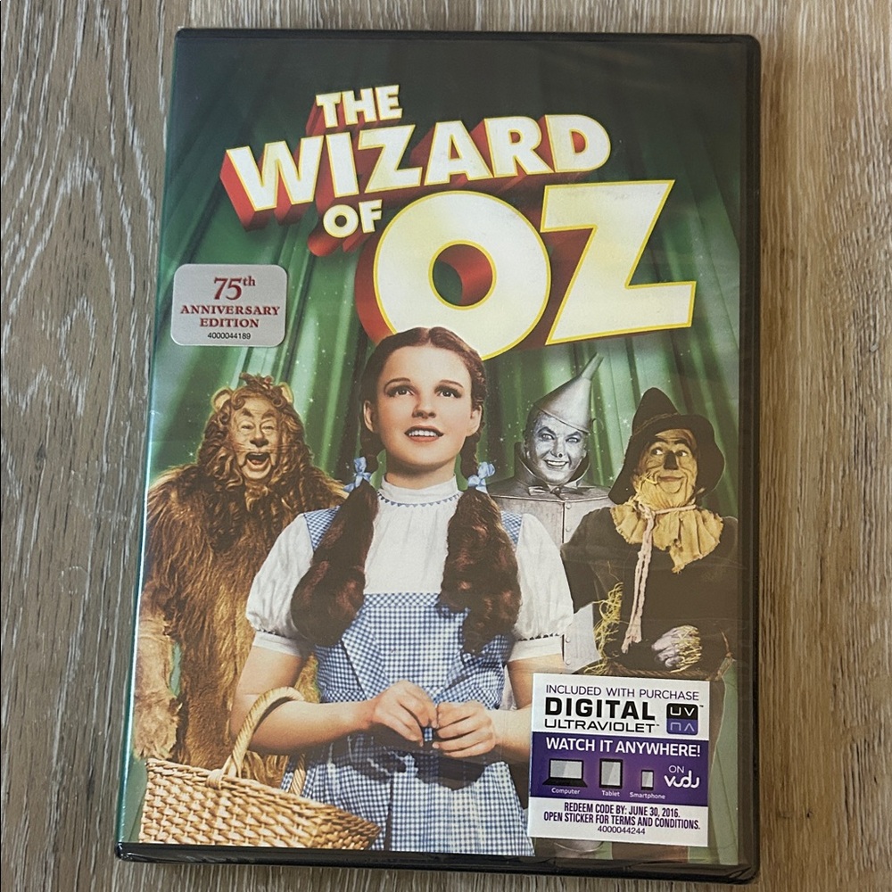🎬 Wizard of Oz 75th Anniversary Edition DVD + Digital Copy | New Sealed